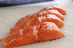 Salmon Raw Fish
